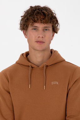 Erkek Camel Basic Sweatshirt Sepette S_rpriz _ndirim