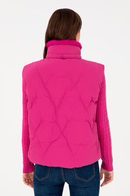 Женский жилет цвета фуксии - U.s. polo assn фото 5