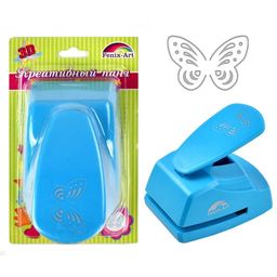 Панч-дырокол одинарный арт.40704/6 БАБОЧКА/55 (размер рисунка 55мм, размер панча 116х76х104, эффект