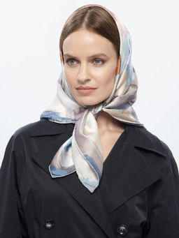Платок жен. шелк 86х86 SS03-8233-03 - Labbra фото 2