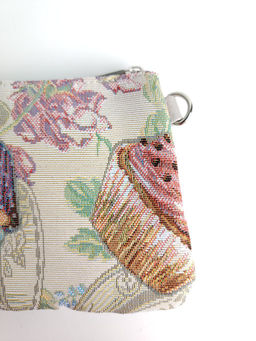 Миниатюрная женская сумка через плечо из гобелена - L-craft фото 2