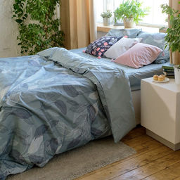 Постельное бельё Этель 1,5 сп Mint leaves, пододеяльник 143х215 см, наволочки 50х70 см 2 шт, 100% хлопок  фото 10