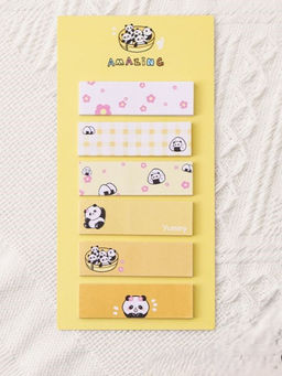 Стикеры "Panda life", yellow