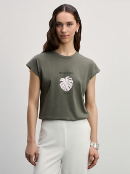 Футболка с принтом / Zarina