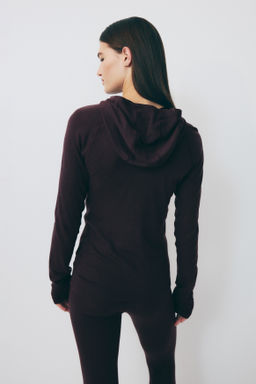 Top de deporte de lana con capucha - H&m фото 4