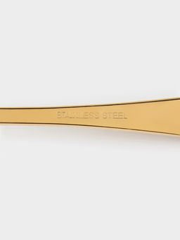 Набор столовых ложек Доляна Эмили, длина 20.5 см, 6 шт., нержавеющая сталь, золотистый фото 5