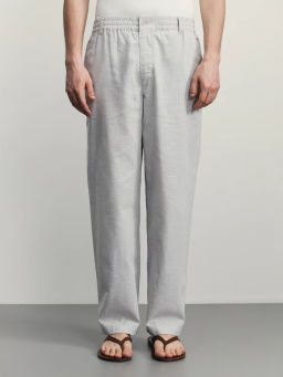 Брюки relax fit со льном / Zarina  фото 3