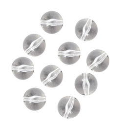 Бусина Zlatka пластик PWB-04 18 мм 10 шт №01 прозрачный