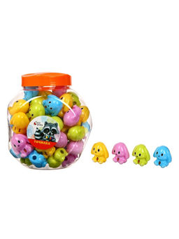 Цена за 52 шт. Точилка для карандашей Calligrata Зайка, с контейнером, МИКС фото 2