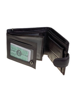 Портмоне мужское из натуральной кожи , цвет коричневый - Greta фото 2