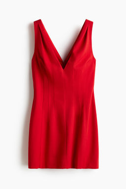 Vestido entallado con escote en V - H&m фото 2