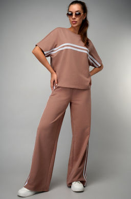 Женский костюм оверсайз из футера двухнитки Happyfox  фото 23