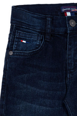 Темно-синие джинсовые брюки для мальчика - U.s. polo assn фото 4