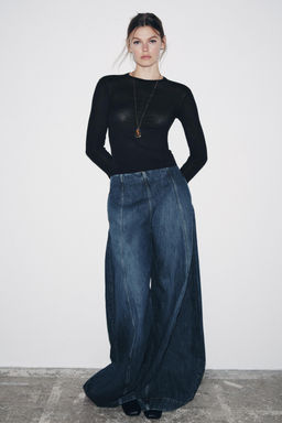 ZW COLLECTION BALLOON HIGH-WAIST JEANS