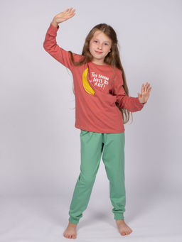 Пижама для девочки (джемпер+брюки) 91270 Lets go - Let's go фото 6
