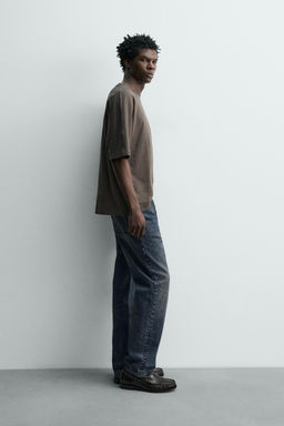 JEANS STRAIGHT ANKLE FIT / ?ndigo - Zara фото 4