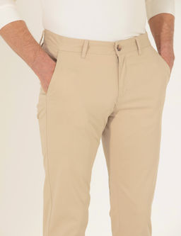 Camel Regular Fit Basic Kanvas Pantolon