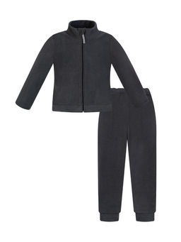 Костюм детский флисовый антрацит 762(ш) (122, 64)