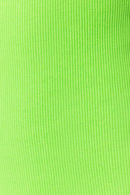 TRENDYOLMILLA Siyah Vucuda Oturan Bisiklet Yaka Mini Fitilli Esnek Orme Kalem Elbise TWOSS22EL2819 фото 9