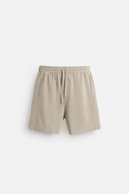 WASHED JOGGER BERMUDA SHORTS - Zara фото 8