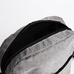 Рюкзак на молнии, с USB, 4 наружных кармана, сумка, пенал, цвет серый - Simaland фото 10