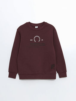 Bisiklet Yaka Erkek ?ocuk Kal?n Sweatshirt