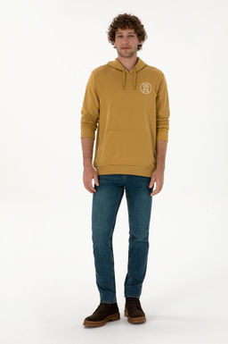Erkek Hardal Sweatshirt Sepette S_rpriz _ndirim - U.s. polo assn фото 4