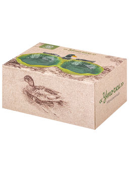 Блюдо - менажница 2 секции 24*17*9 см "Уточка" керамика