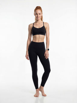 Легинсы женские бифлекс черного цвета 100_1Ch - Mtforce фото 5