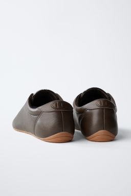 CHAMPION ® X ZARA LEATHER DERBY SHOES  фото 6