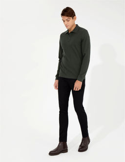 Siyah Slim Fit Kanvas Pantolon - Pierre cardin фото 3