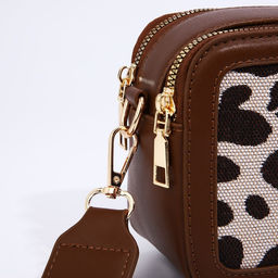 Сумка кросс-боди на молнии, цвет коричневый - Simaland фото 5