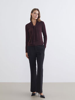 ?al Yaka Parlak G?r?n?ml? Bluz