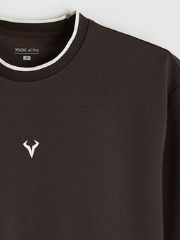 Bisiklet Yaka Erkek Spor Ti??rt