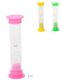 Часы песочные 1 минута / L-606 /уп 1000/ микс