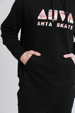 Худи с флисом Чёрный - Anta фото 9