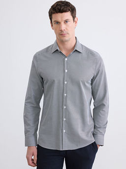 Slim Fit Ekose Erkek G?mlek