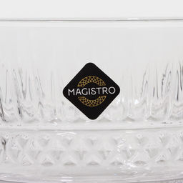 Бокалы для шампанского Magistro «Элизиум», 250 мл, 10.2×16.5 см, стекло, набор 2 шт., прозрачные