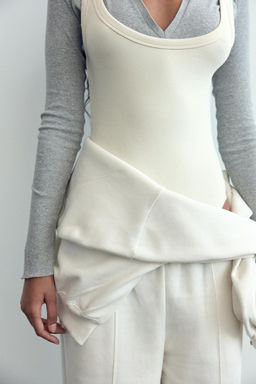 STRAIGHT-LEG PLUSH TROUSERS - Zara фото 35