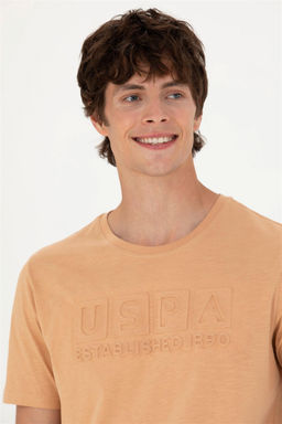 Мужская футболка светло-коричневого цвета - U.s. polo assn фото 2