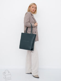 Сумка женская кожаная 6063L d.green Polina&Eiterou  в Новосибирске