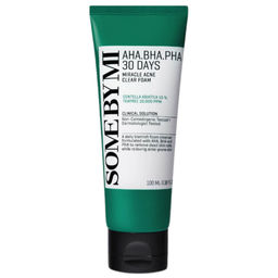 Some By Mi AHA-BHA-PHA 30 Days Miracle Acne Clear Foam, 100ml - Очищающая пенка для проблемной кожи