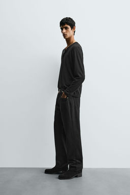JEANS STRAIGHT FIT / Negro - Zara фото 4