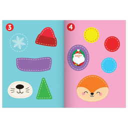 Набор аппликаций Весело встретим Новый год, 6 шт. по 20 стр. - Буква-ленд фото 2