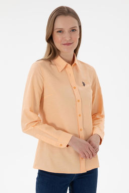 Kad_n Turuncu Uzun Kollu Basic G_mlek Sepette S_rpriz _ndirim - U.s. polo assn фото 2