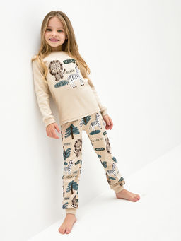 Бежевая пижама для мальчика - Kogankids фото 24