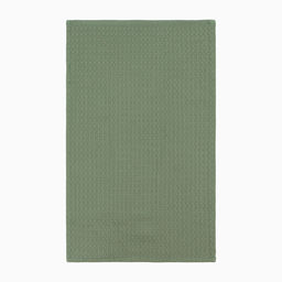 Цена за 2 шт. Полотенце Доляна цв. хаки 35х60 см, 100% хл., крупная вафля 220 г/м2 фото 2