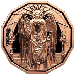 Монета 20 центов 2024 года Самоа Архангел Самуил