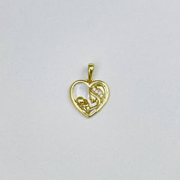 Кулон Сердце из Перламутра