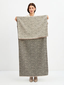 В составе шерсть и кашемир! теплый двусторонний палантин - Tantino фото 7